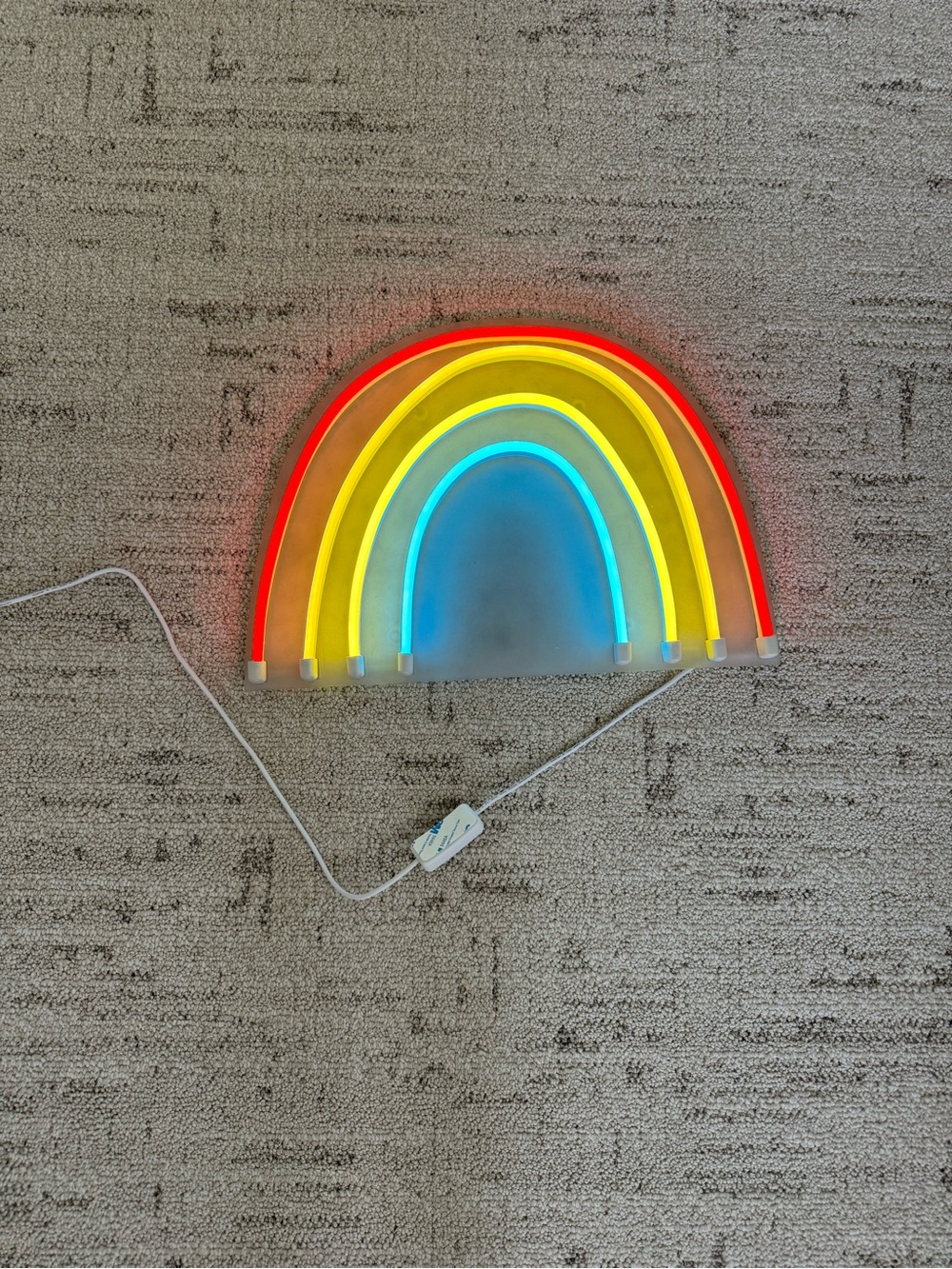 Rainbow Neon Wall Light - Multicolor LED Accent